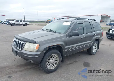 2002 Jeep Grand Cherokee Limited from USA, damaged, VIN 1J4GW58N82C300505